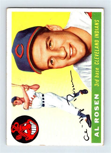 1955 Topps Baseball Set Break 70 Al Rosen EX EXMT EBay