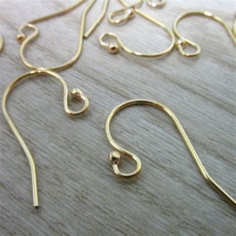 K Gold Filled French Hook Etsy