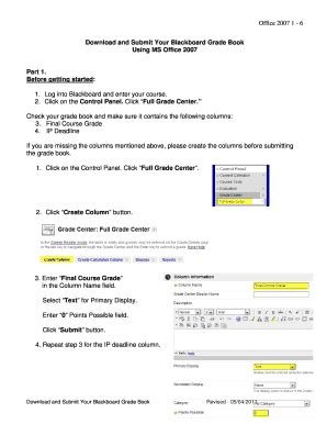 Fillable Online How To Submit Assignments And Check Grades In