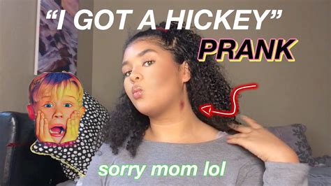 Hickey Prank On My Black Mother Youtube