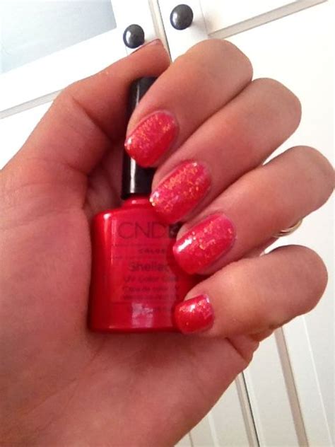 CND Shellac Hot Chilis Glitter GLITZ Cnd Shellac Chilis Lipstick Hot Ideas Lipsticks