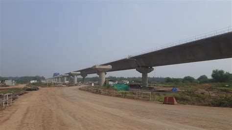 3km Bridge Across The Krishna River In Vijayawada Bypass 4 Feb 2023