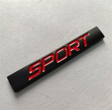 Schwarz Rot Sport Metall Abzeichen Emblem für Alfa Romeo Mito Giulietta