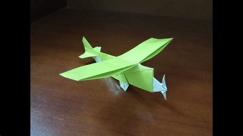 How To Make A Paper Origami Propeller Plane Step By Step Youtube