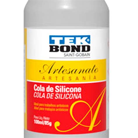 Cola De Silicone Para Artesanato G Ml Tekbond