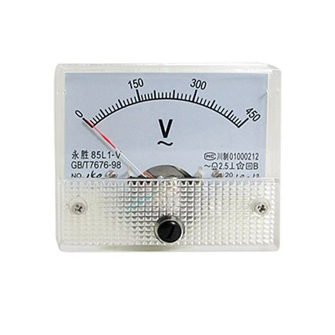 1pcs Ac 450v Analog Panel Volt Voltage Meter Voltmeter Gauge 85l1 Ac 0 450v Ebay