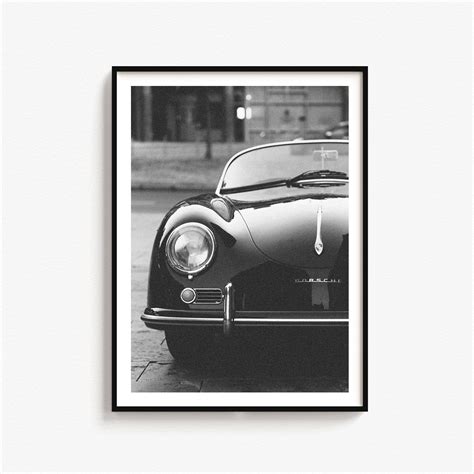 Vintage Porsche Car Poster Old Porsche Car Poster Old Car - Etsy