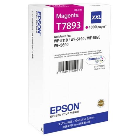 EPSON T7893 CARTUCHO DE TINTA MAGENTA XXL Compatible Workforce Pro Wf