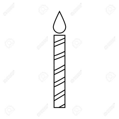 Birthday Candle Drawing | Free download on ClipArtMag