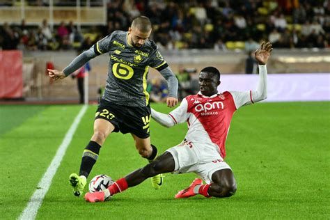 Football Ligue 1 le leader Monaco tenu en échec par Lille sur son