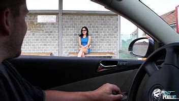 Filthy Dude Picking Lonely Babe In Bus Station Showing Her How Cool Is Public Fuck In Nature
