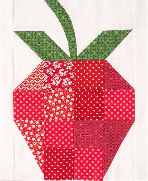 Strawberry Patchwork Quilt