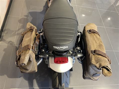 Saddlebag Support Triumph Speed Twin Satin Black Both Sides La