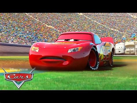 Disney Pixar Cars Lightning McQueen Piston Cup Car with Ramp ...