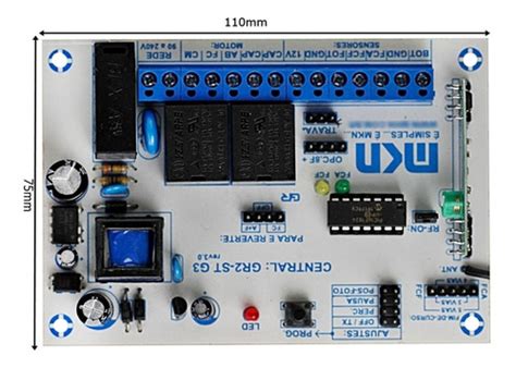 Placa Central Gr St Mkn Para Motor De Port O Garen Seg Unis