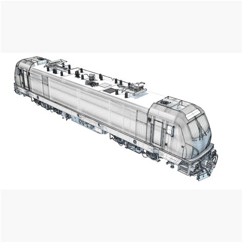 Amtrak Electric Locomotive 3D model - Download Locomotive on 3DModels.org