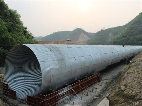 Assembled corrugated steel pipe exporter China