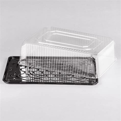 D W Fine Pack G Size Layer Sheet Cake Display Container