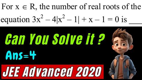 Quadratic Equations Question Jee Advanced 2020 Maths Quadratic