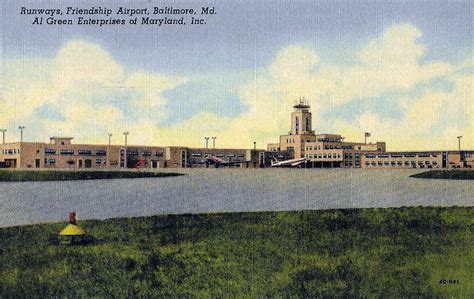 Friendship Airport Baltimore Maryland Logan Dundalk Airfields