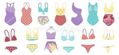 Modellen Van Alleenstaande Bikini Modellen Voor Zwemkleding Aan Het Clipart Modezwembad En