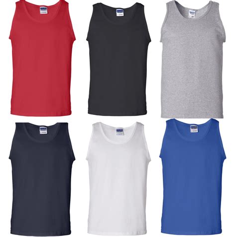 Gildan Mens New Size S Xl 2xl Ultra Cotton Tank Top Muscle Sports T