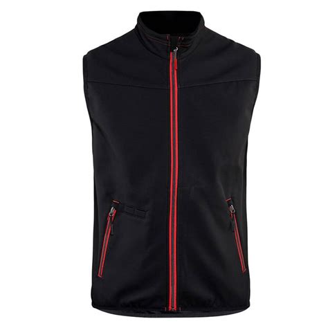 Gilet Softshell Blaklader Sans Manches Noir Rouge M Leroy Merlin