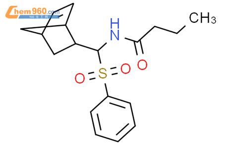 609811 14 5 Butanamide N Bicyclo 2 2 1 Hept 5 En 2 Yl Phenylsulfonyl