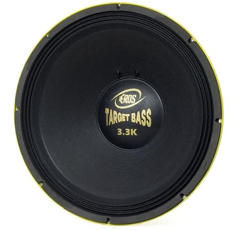 Alto Falante Eros Target Bass 3 3k 1650w Rms 18 8 Ohms Frete grátis