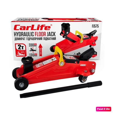 Домкрат Подкатной Гидравлический 2т Carlife FJ575 130-330мм для ...