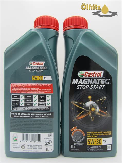 Castrol Magnatec Stop Start A5 Ford 5w 30 Motoröl 1l Sae 5w 30 Acea