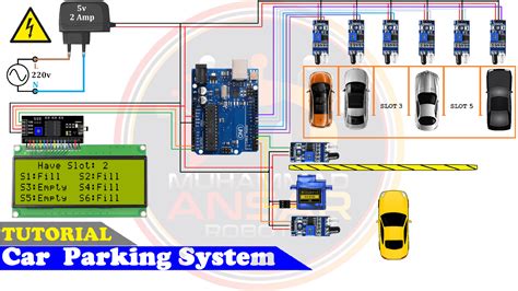 Automatic Car Parking System Using Arduino And I C Lcd Display Ma Robotic