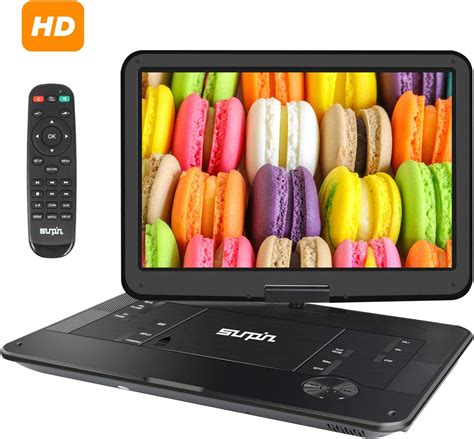 Sunpin Portable Dvd Player 179 With Large Hd Swivel Screen 6 Hours