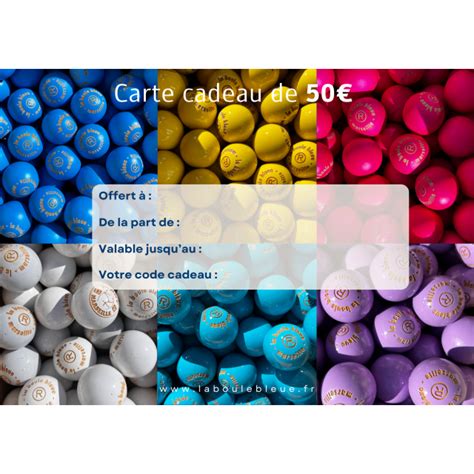 Carte Cadeau La Boule Bleue La Boule Bleue