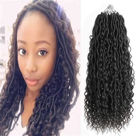 Buy Goddess Locs Crochet Hair For Black Women 14 Inch 5 Packs Pre Loop