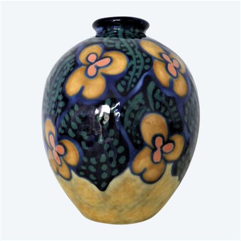 Rare Camille Tharaud Vase In Limoges Porcelain Antikeo