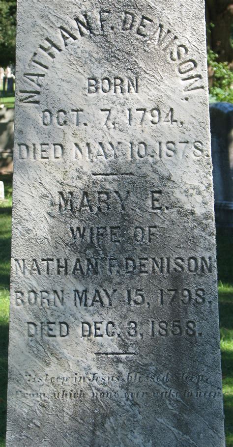 Mary Eldridge Avery Denison 1798 1858 Find A Grave Memorial