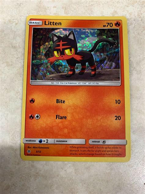 Mavin Litten 312 Holo Mcdonalds Promo 2017 Pokemon Card Nm