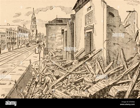 Charleston, South Carolina after the Earthquake, 1886 Stock Photo - Alamy