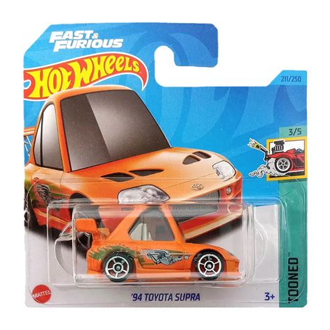 Игрушечная машинка Hot Wheels коллекция TOONED модель 94 TOYOTA SUPRA масштаб 1 64