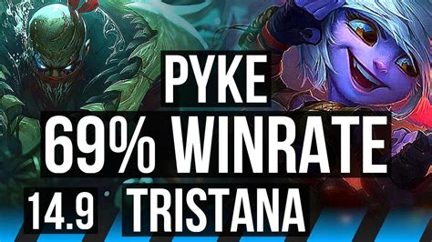 PYKE Vs TRISTANA MID 69 Winrate 6 Solo Kills Legendary EUW