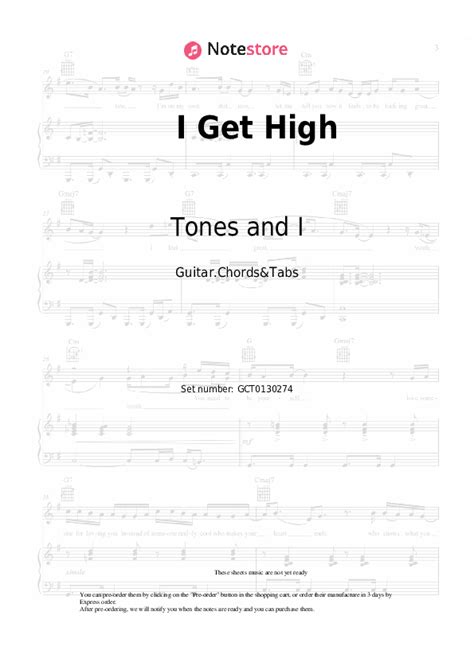 I Get High Chords And Tabs Tones And I In Note Guitar