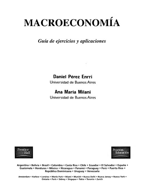 Macroeconom A Ejercicios Y Aplicaciones Macroeconomia Gu A De