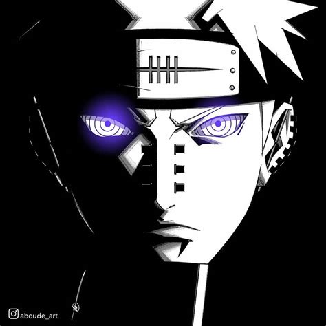 I drew Pain in my style. (aboude_art on IG) : r/Naruto