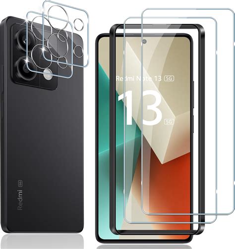 Locofun Schutzfolie für Xiaomi Redmi Note 13 5G für Panzerglas mit