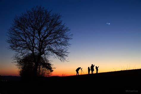 Apod Maart Jupiter En Venus Convergeren Boven Duitsland