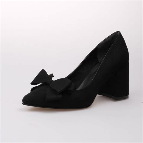 Модные женские черные туфли с бантом купить недорого — выгодные цены ...