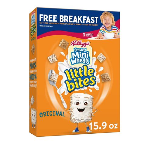 Buy Kelloggs Frosted Mini Wheats Little Bites Cold Breakfast Cereal