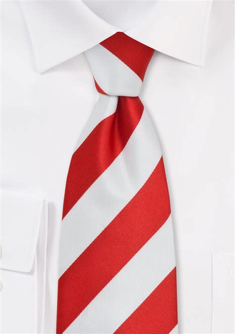 Red and White Striped Kids Tie | Bows-N-Ties.com