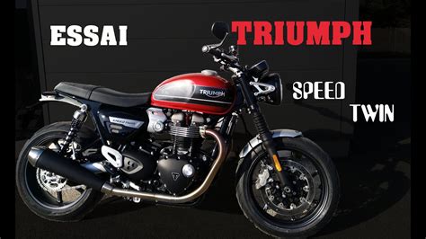 Essai Triumph Speed Twin 1200 Mi Cool Mi Sport Youtube